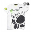 Tee shirt blanc VR6 Monster energy